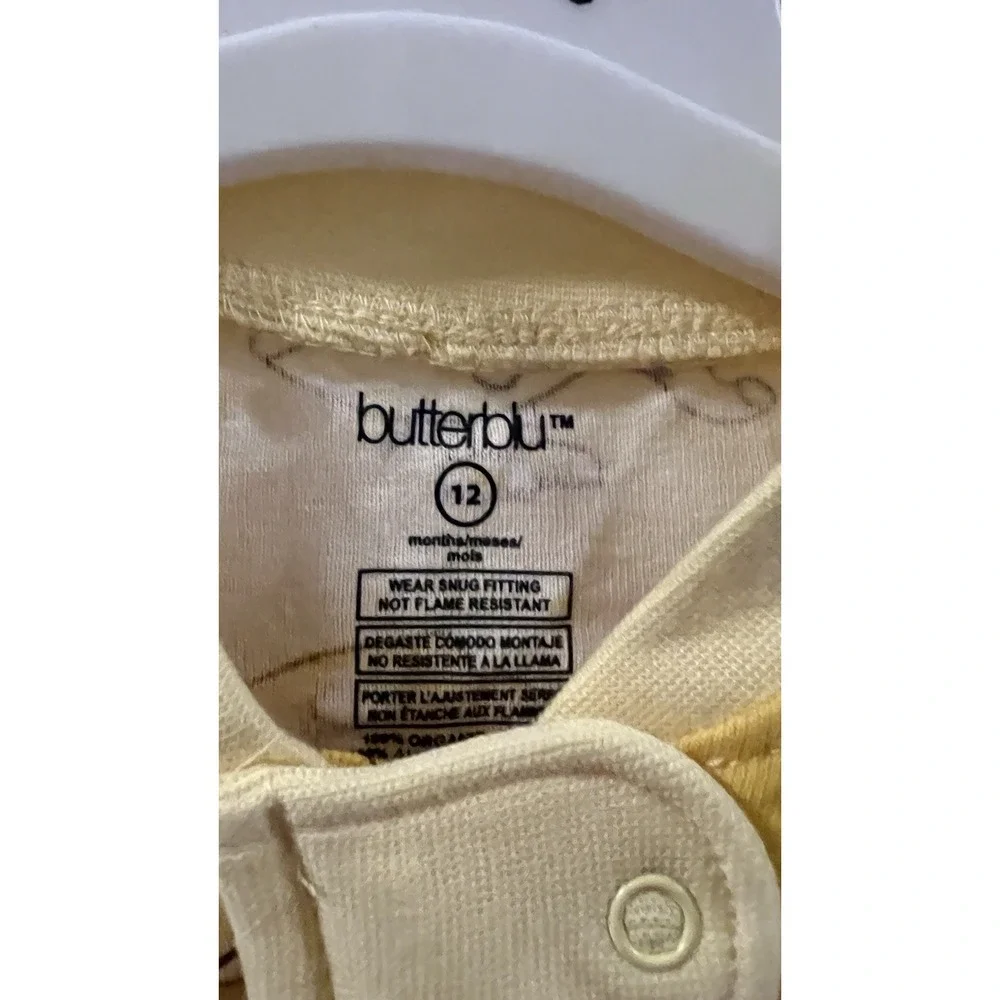 Butterblu 12m Mac & Cheese Bodysuit-Organic Cotton